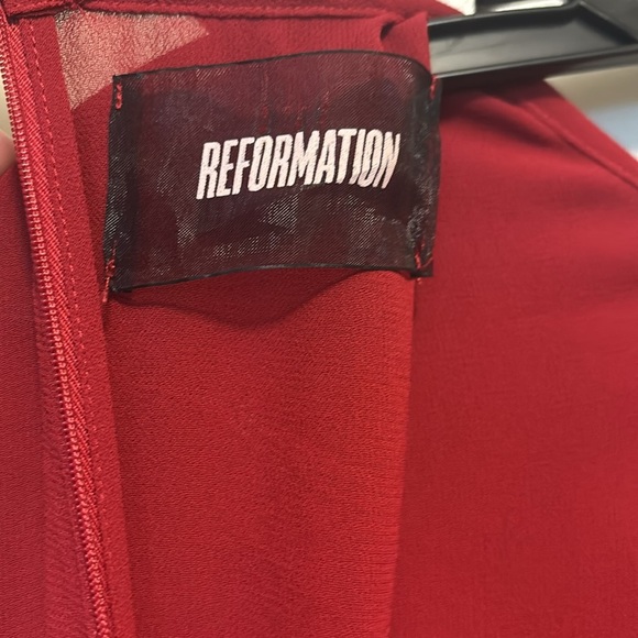 Reformation Scarlet Long-Sleeve Dress - Picture 6 of 8